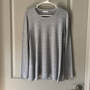 Awake Gray Long Sleeve Top